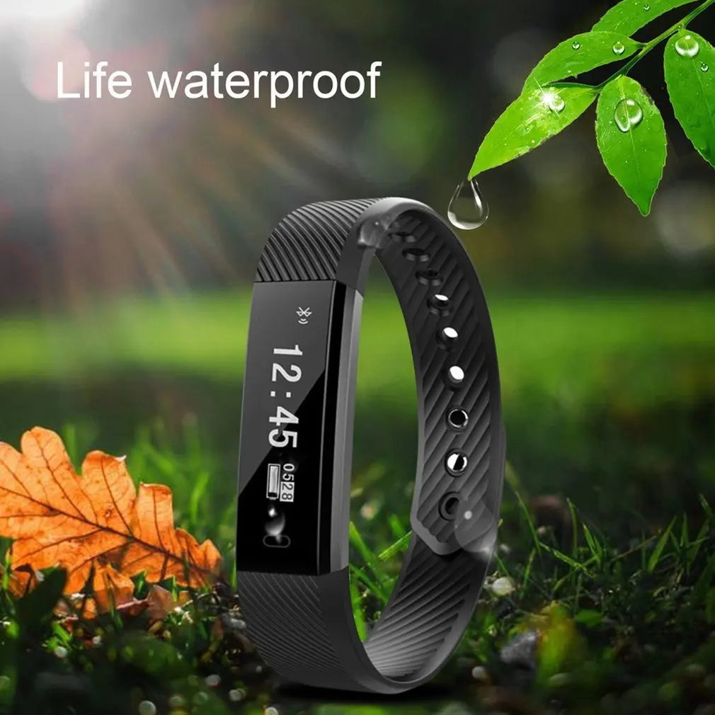 Wristband Smart Bracelet Sports Waterproof Step Fitness Bracelets Pedometer Wrist Band Sleep Monitor Call Reminder Smart Watch