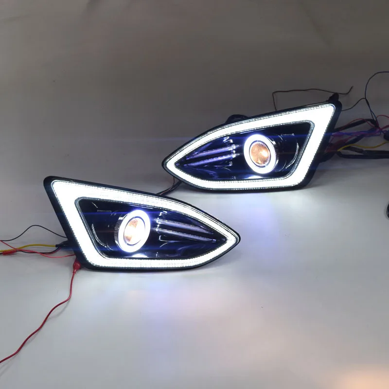 

Sharp Boundary Only Daytime Running Lamp Suitable for 15-17-Ford Sharp Boundary Modification LED Daytime Running Lamp Angel Eyes