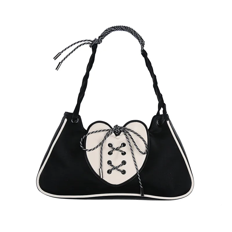

PU Leather Women Luxury Designer Handbags 2023 Girls Shopper Fashion Casual Cute Creative Love decoration Underarm Shoulder Bags