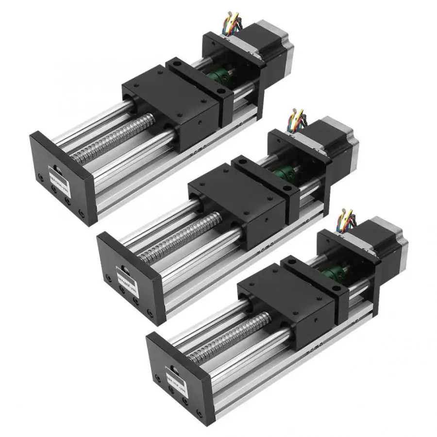 

Aluminum Alloy Double Shaft Ball Screw Linear Guide Rail with 57 Motor for Automation Industry