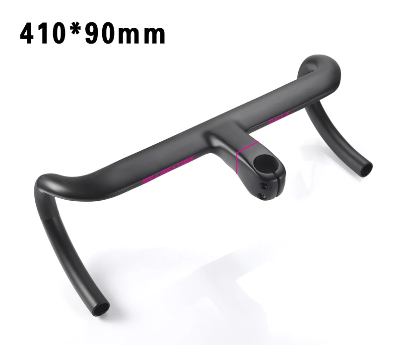 Rolling Stone Once carbon Road aero integrated stem handle bar Drop 90 мм 100 110 width39 41 42 43 см SGS|Велосипедный руль| |