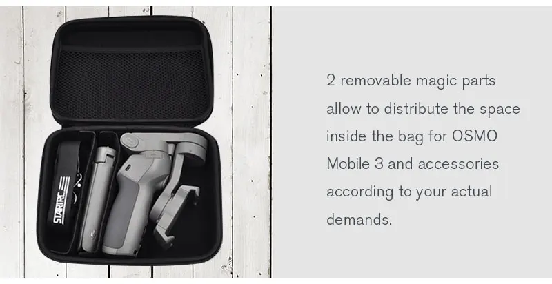DJI OSMO MOBILE 3 Action Camrea водонепроницаемая сумка для хранения сумка для путешествий защитный чехол для карданный стабилизатор аксессуары