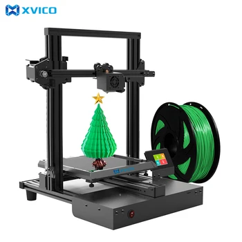 

XVICO 3D Printer Kit High Precision 3D Printing DIY 2.4 inch Color Touch Screen Removable Glass Plate Print Machine 3D Printers