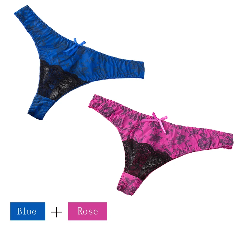 Julexy, размеры s, m, l, X, XL, сексуальные стринги, выдалбливают, нижнее белье, трусы танга, для девушек, низкая талия, хлопок, удобные стринги, женские трусики - Цвет: Blue-Rose