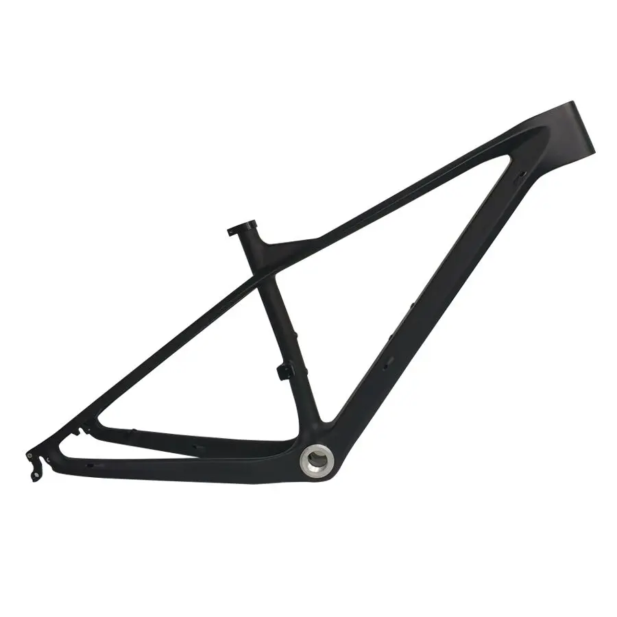 black 27,5 er тяга 15 дюймов 17 дюймов карбоновая mtb рама для горного велосипеда Китай велосипедная Рама 27,5 er mtb карбоновая рама для велосипеда запчасти - Цвет: black