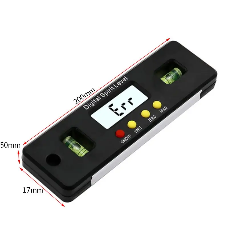 Mini Digital Protractor Angle Finder Inclinometer Electronic Level with