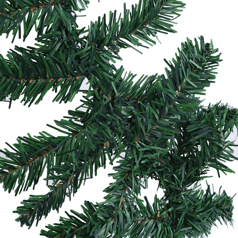 2,07 м искусственная зеленая Рождественская гирлянда, венок, рождественские вечерние украшения для дома, Рождественское украшение из сосны