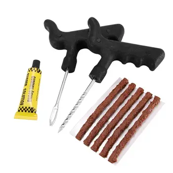 

Car Tubeless Tire Puncture Repair Tool Auto Break Down Vulcanizing Strip Car Tire Repair Kit for Motorcycle