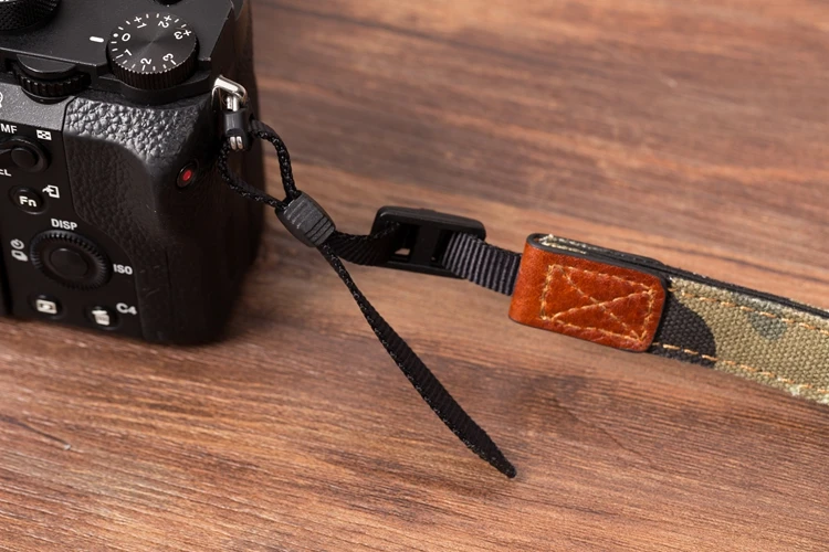 Беззеркальная камера из воловьей кожи шнурок-браслет камуфляж DC наручный ремень для sony A7M3 7RM3 6500 A7M2 A7RII