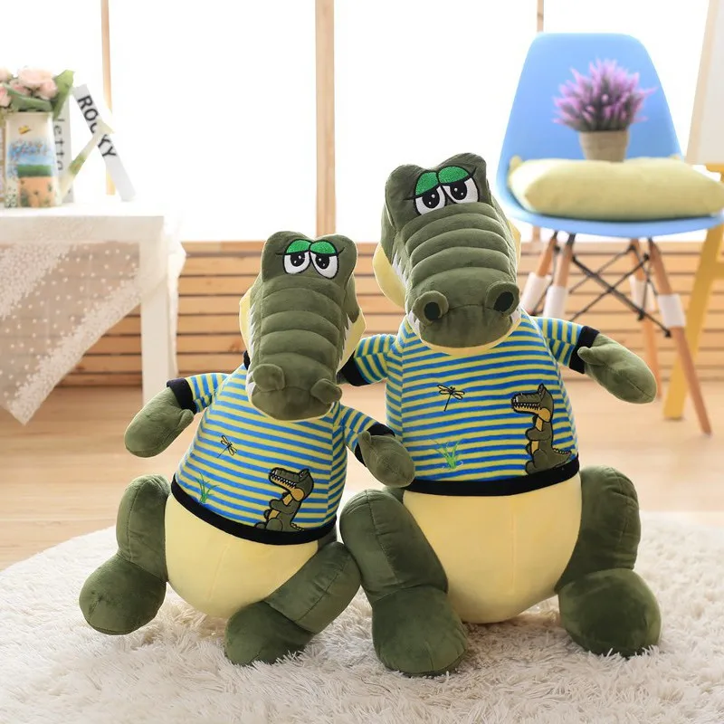 

Hot Selling Station Croc Creative Cartoon Plush Toy Doll-Processing Customizable Logo Recruit Agents