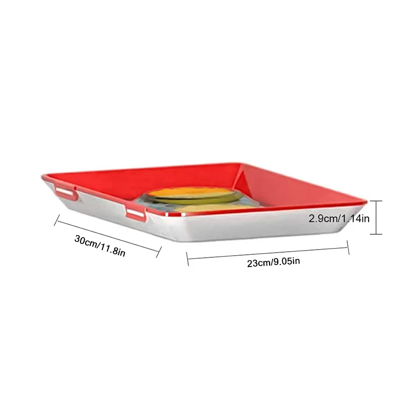 Food Preservation Tray Stackable Fresh Reusable Storage Container