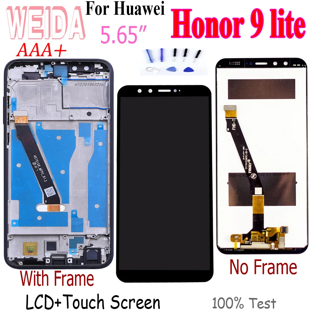 WEIDA/для huawei Honor 9 Lite ЖК-дисплей Дисплей Сенсорный экран в сборе для Honor9 LLD-TL10 LLD-AL10