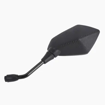 

2 pcs / pair Motorcycle Electrombile Back Side Scooter Mirror And Moto Mirrors Mirrors Convex Mirror 10 8mm mm Carbon Fiber