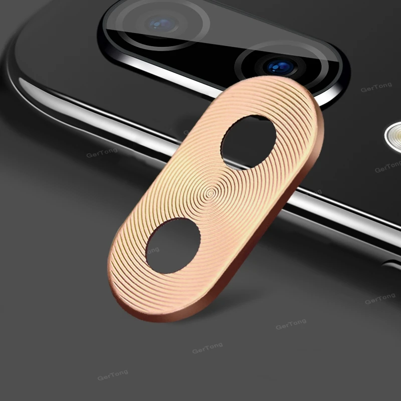 Для Redmi Note 7 Защита объектива камеры покрытие кольца покрытие алюминия для Xiaomi Redmi Note 7 Pro Note7 камера чехол кольцо защита - Цвет: Gold