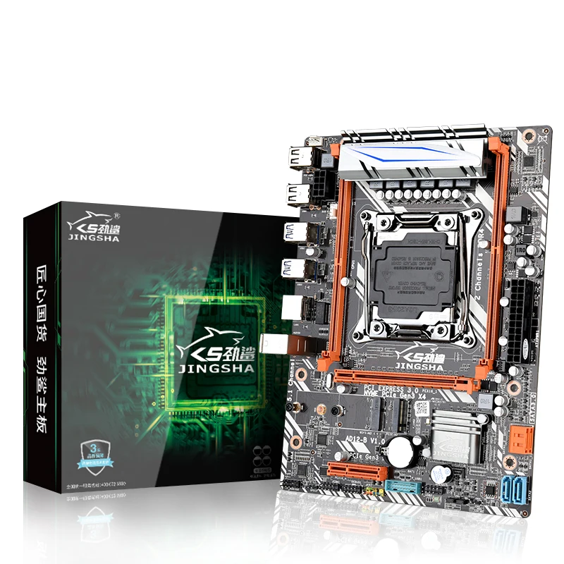 Комплект материнской платы JINGSHA X99 D4 lga 2011 v3 с E5 2640V3 2 6 ГГц 8 ядерный процессор LGA 3 2*8