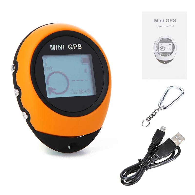 PG03 мини GPS брелок ручной навигации USB Перезаряжаемый локатор трекер с компасом