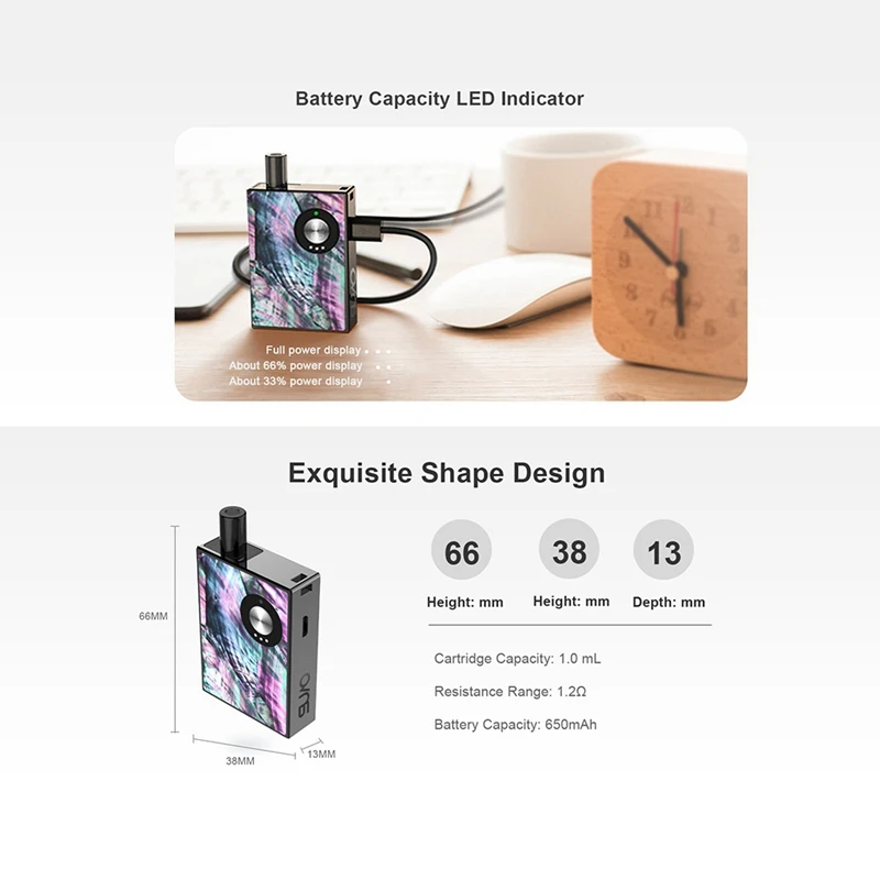 Набор Ovns JC02, Pod Vape, 650 мА/ч, добавить 4 шт, 1,0 мл, электронная сигарета картридж, испаритель, vape Tank Vs Voopoo Drag Nano Kit