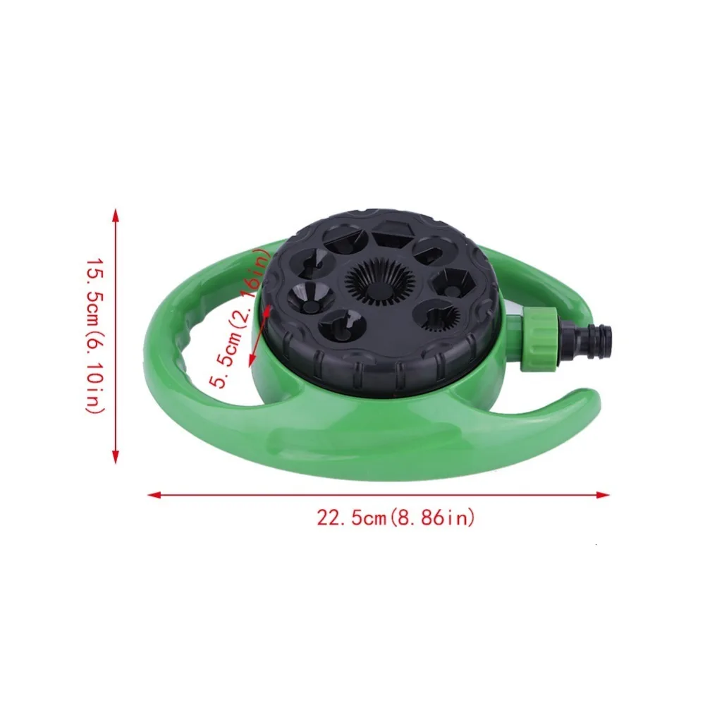 Садовый поливочный распылитель для газона, система орошения, спринклер для теплицы, 9 функций, распылитель, автоматический полив