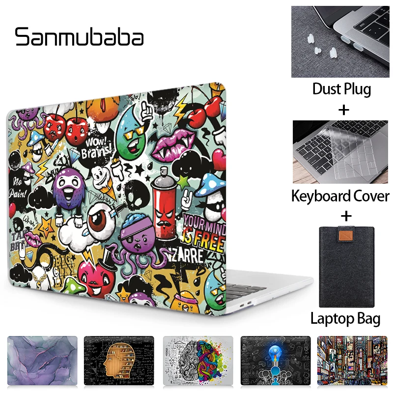Чехол для ноутбука Sanmubaba 2020 чехол Macbook Air Pro 11 12 13 15 16 с сенсорной панелью Apple Mac book A2179