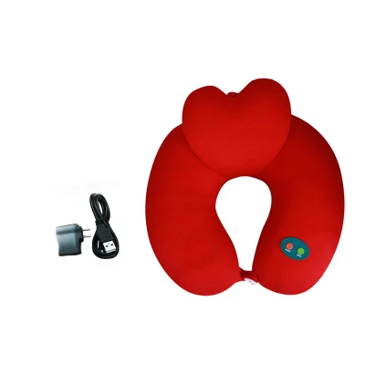 cervical traction Neck Massage U Shape Pillow Electric Vibrating Travel Nap Memory Massager Relax Smart Chip Mode Electronic
