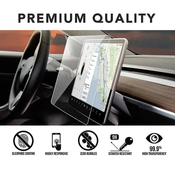 

Model 3 Screen Protector Tesla Tempered Glass 15" Touchscreen Center Con For Car GPS MP5 Video Player Screen Protector Film