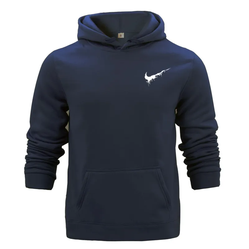 

2019 Autumn White Hoodies With Hat Men Big Pocket Street Winter Fashion Casual Hip hop Clothing Hoodie Pullover Hoody Male