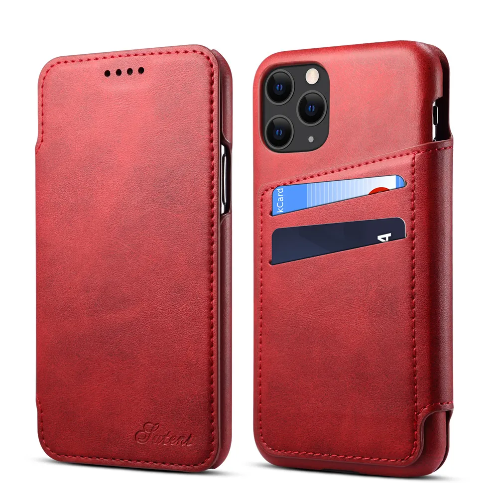 Держатель для карт со слотом чехол для телефона для iPhone 11 Pro Max 7 8 Plus 6 6S Plus чехол роскошный чехол из искусственной кожи для iPhone XS Max XR X Чехол