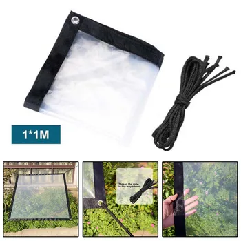 

Transparent Tarpaulin Film Frame Green House Garden Outdoor Plants Growing Greenhouses & Cold Frames Garden Structures & Shade