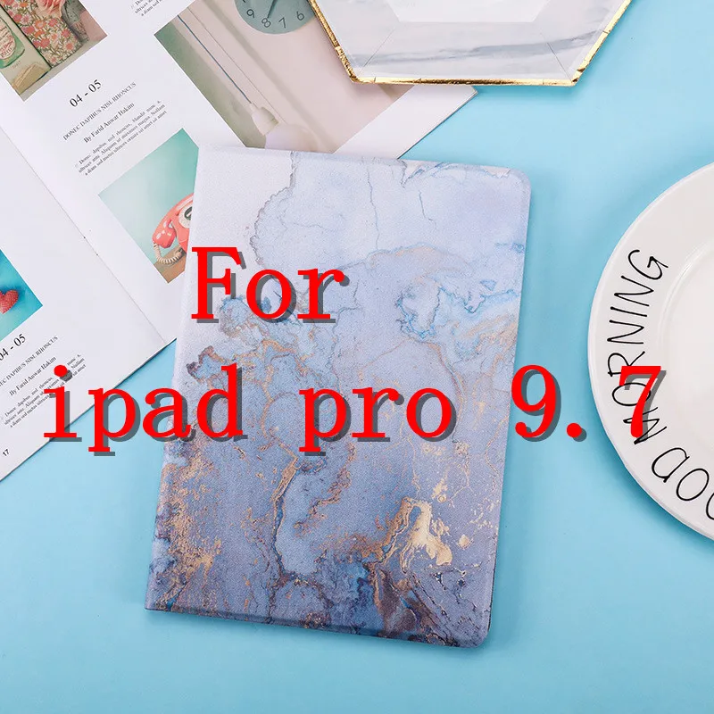 Модный чехол для ipad pro10.5 чехол ipad Air 3 10,5 чехол тонкий умные покрытия Кожаный Подставка для планшета для ipad 9,7 Pro Чехол - Цвет: pro9.7AS picture