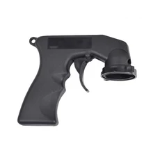 

1Pcs Black/Yellow Spray Adaptor Paint Care Aerosol Spray Gun Handle with Full Grip Trigger Locking Collar Car Maintenance NEW