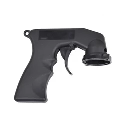Adaptateur de pulvérisation de peinture noir/jaune, 1 pièce, poignée de pistolet à aérosol avec poignée complète, collier de verrouillage à gâchette, entretien de voiture, nouveau 