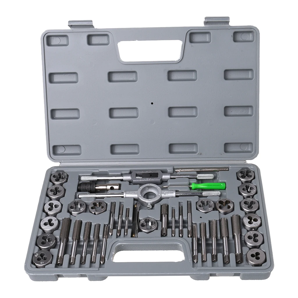 

40 Pcs Metric Tap Die Set Hand Threading Tool Tungsten Carbide Screw Thread Bit