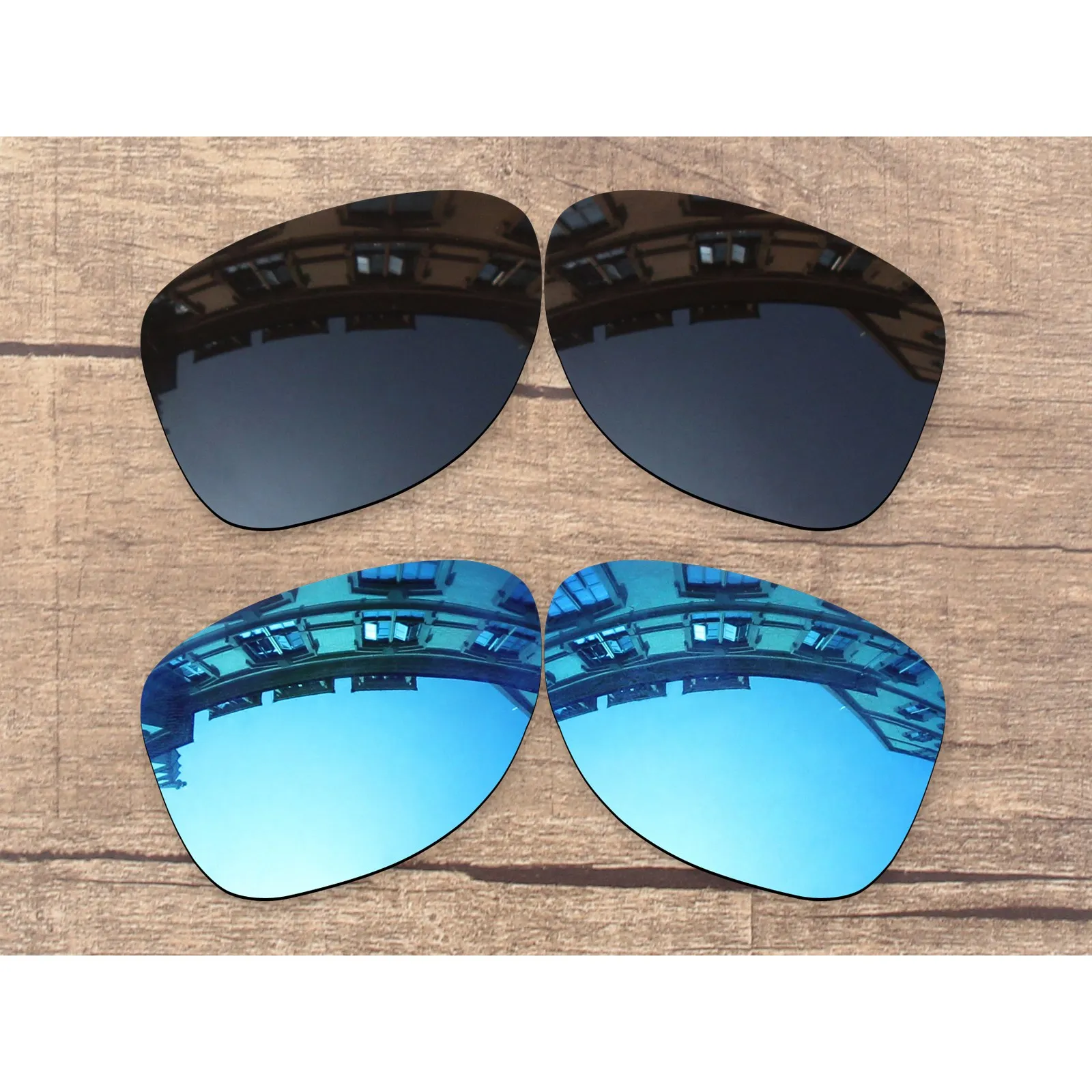 Vonxyz Replacement Lenses For Wiley X XL-1 Sunglasses - Chrome MirrorCoat Polarized, UV Protection & Anti-Scratch