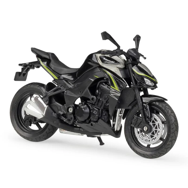 1/18 Kawasaki Simulation-Z 1000 R игрушечный мотоцикл автомобиль сплав литье под давлением статическая модель игрушки для детей подарок на день рождения