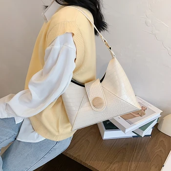 

Stone Pattern Small Leather Crossbody Bags For Women 2020 Female Travel Totes Messenger Bag Fashion Shoulder Handbags Armpit Bag