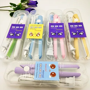 

2020 New Mini Hair Straightener Curling hair clipper Hair Crimper Curling Iron curly hair iron Hair Straightener Brush Flat Iron