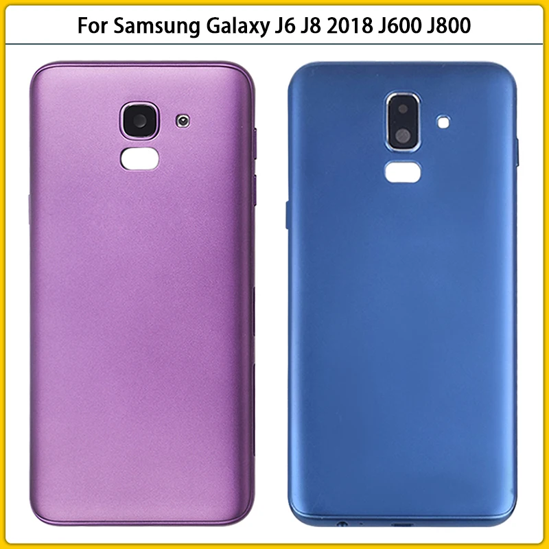 Новый чехол для задней крышки J600 Samsung Galaxy J6 J8 2018 J600F J800 J800F Крышка батарейного