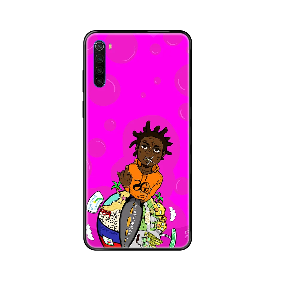 kodak black rap singer Phone case For Xiaomi Redmi Note S2 4 5 6 7 8 A S X Plus Pro black tpu back pretty shell luxury prime