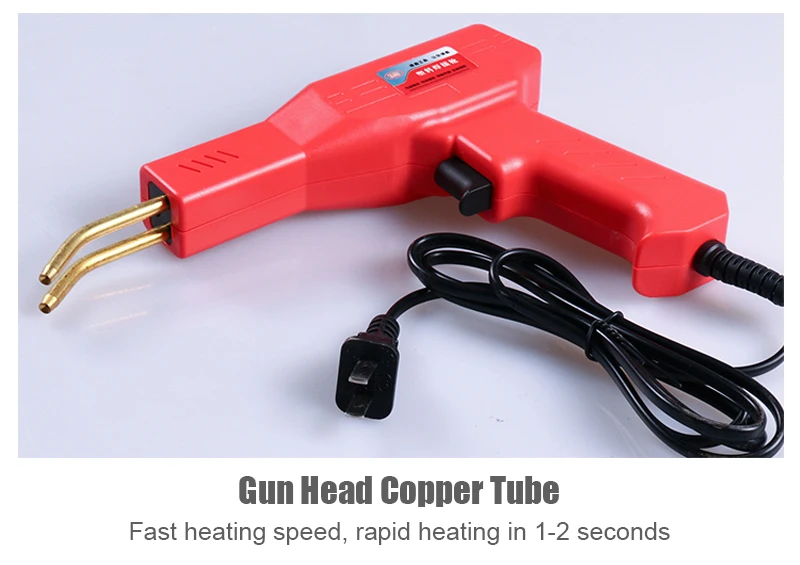 Plastic Welding Gun Heating Fuser Welder Machine Welding Nail Repair 4 Types Welding Wire Tool Car Bumper Repairing Hot Stapler