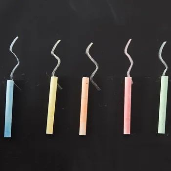 

New Hot 100pcs Mixed Colour White Chalk Sticks Pack Kids Playground School Art Learning