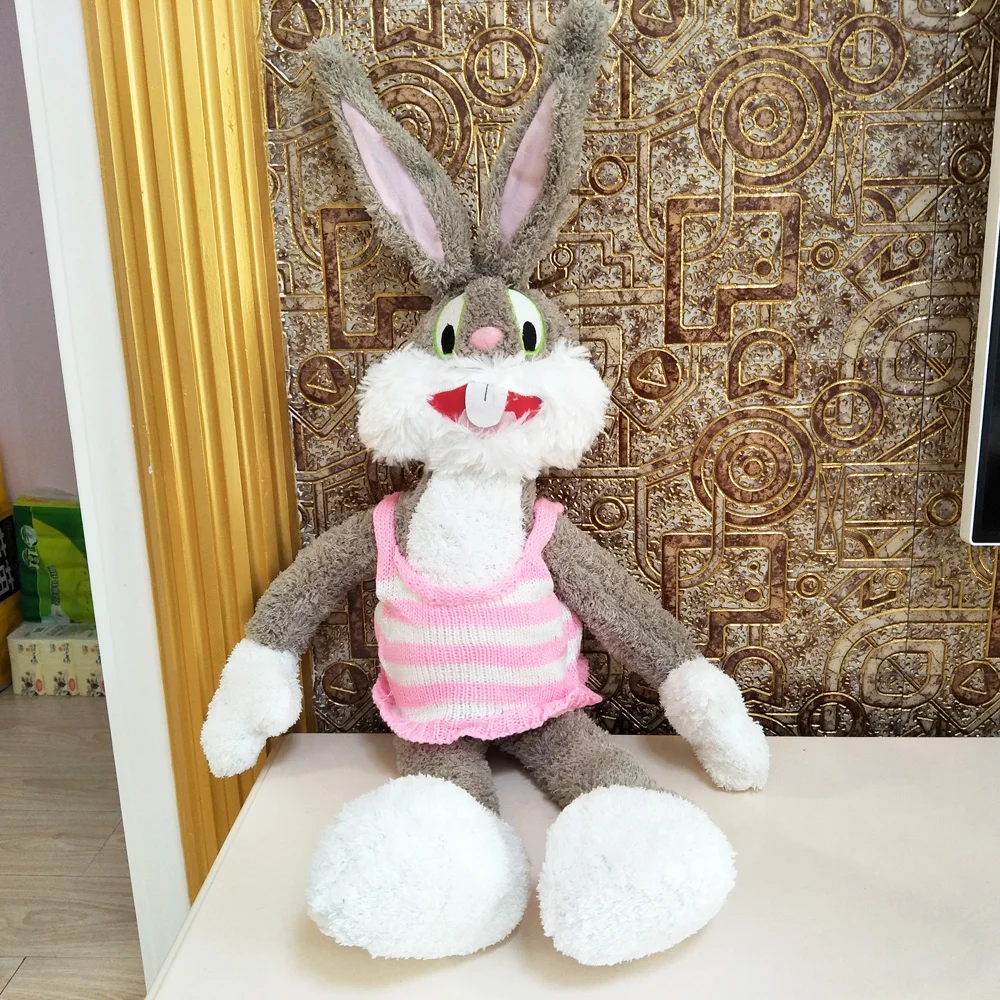 Bugs Bunny Children Large Doll Birthday Gift Stuffed Plush Toy чехол на oppo a79 5g rich bugs bunny