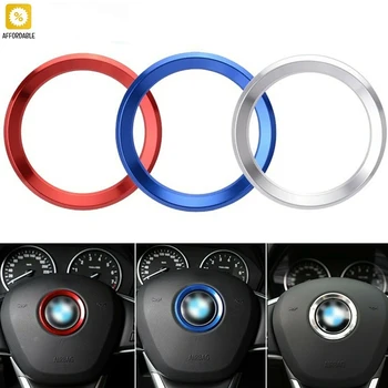 

Car Styling Decoration Ring Steering Wheel Trim Circle Sticker For BMW M3 M5 E36 E46 E60 E90 E92 X1 F48 X3 X5 X6