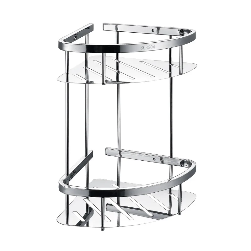 Bathroom Rack/Stainless Steel Tripod/Bathroom Corner Storage Rack/Amazon Cross Border Supply of Goods a Generation of Fat
