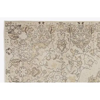 

Handmade Beige Vintage English English Area Rug 168x283 Cm-5'6''X9'3''