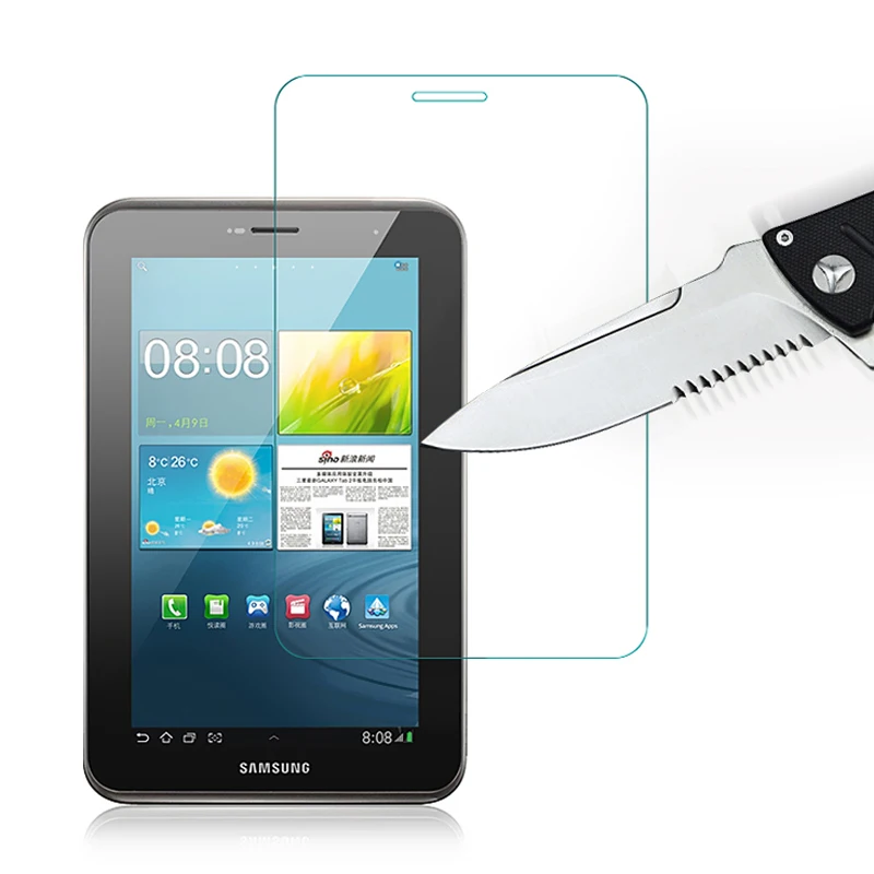 For Samsung Galaxy Tab 2 7.0 tempered glass screen protector GT-P3100 P3110 P3100 high clear film guard | Компьютеры и офис