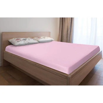 

Knitted sheet with elastic, 90x200x20, lilac color, 125 g / m2
