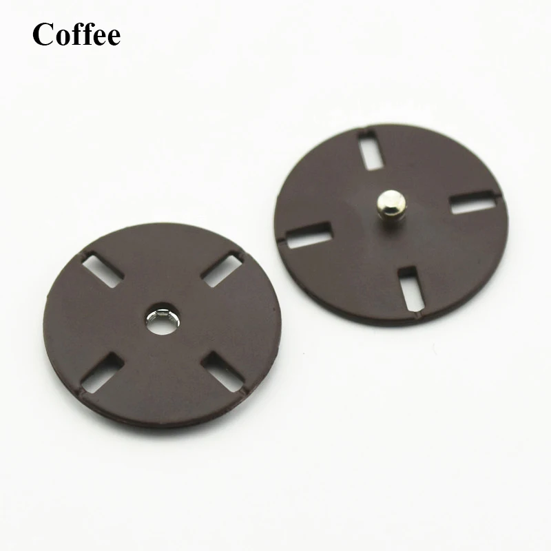 Coffee 5 шт. 10-25 мм круглые металлические кнопки золотого цвета для одежды DIY пуговицы для одежды аксессуары для шитья одежды - Цвет: Coffee