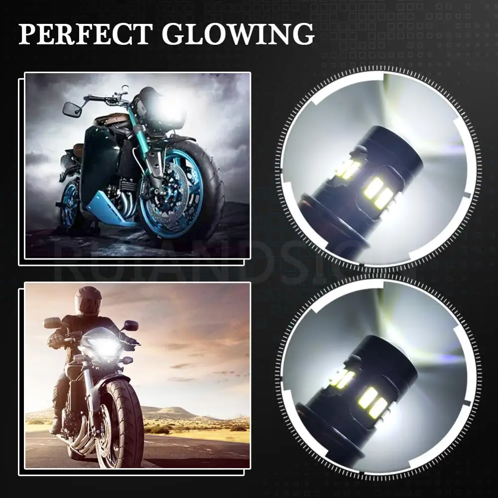 H6 BA20D LED 12 SMD 5730 мотоциклетный велосипед Скутер ATV Высокий/Низкий биксенон 6000 лм/лм