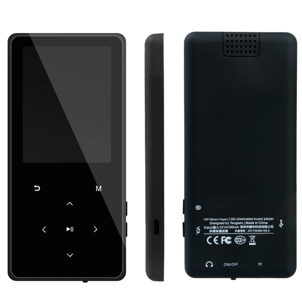 2,4 ''8 Гб MP4 плеер Bluetooth HiFi сенсорный зеркальный экран музыка электронная книга рекордер с bluetooth Спорт mp3 mp4 музыкальный плеер