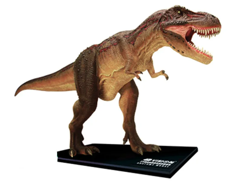 Большой тираннозавр Трицератопс Velociraptor 4d мастер головоломка сборная Игрушка Животные биология динозавр орган анатомическая модель - Цвет: Tyrannosaurus 26651